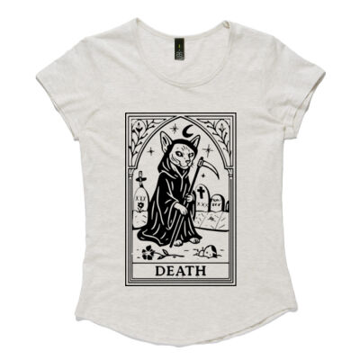 Death Tarot Cat - Bone white Thumbnail